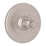 Rohl - 3/4'' Thermostatic Trim Without Volume Control - Satin Nickel