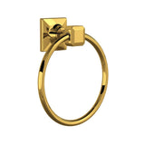 Rohl - ApothecaryE Towel Ring - Unlacquered Brass