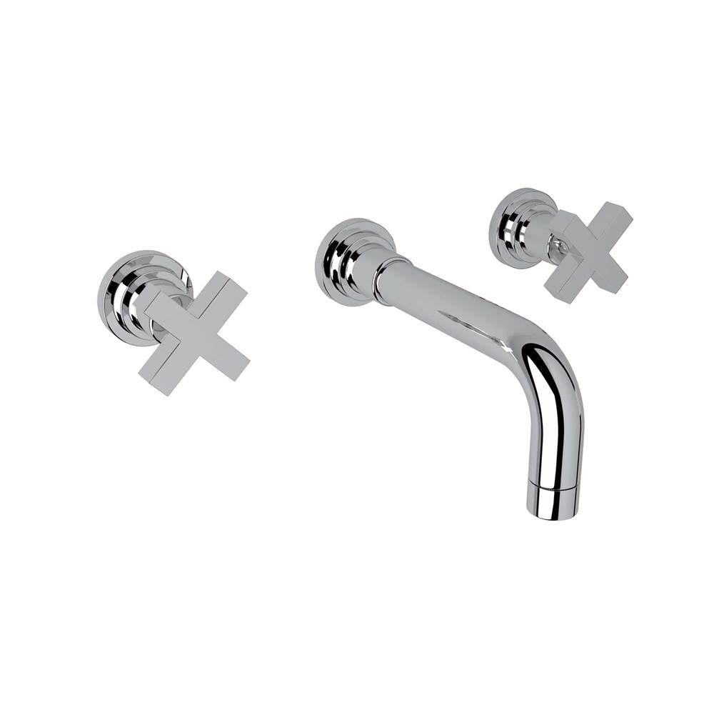 Rohl - Lombardia Wall Mount Lavatory Faucet Trim - Polished Nickel
