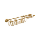 Rohl - 20'' Bottle Basket With Soap Tray - English Gold