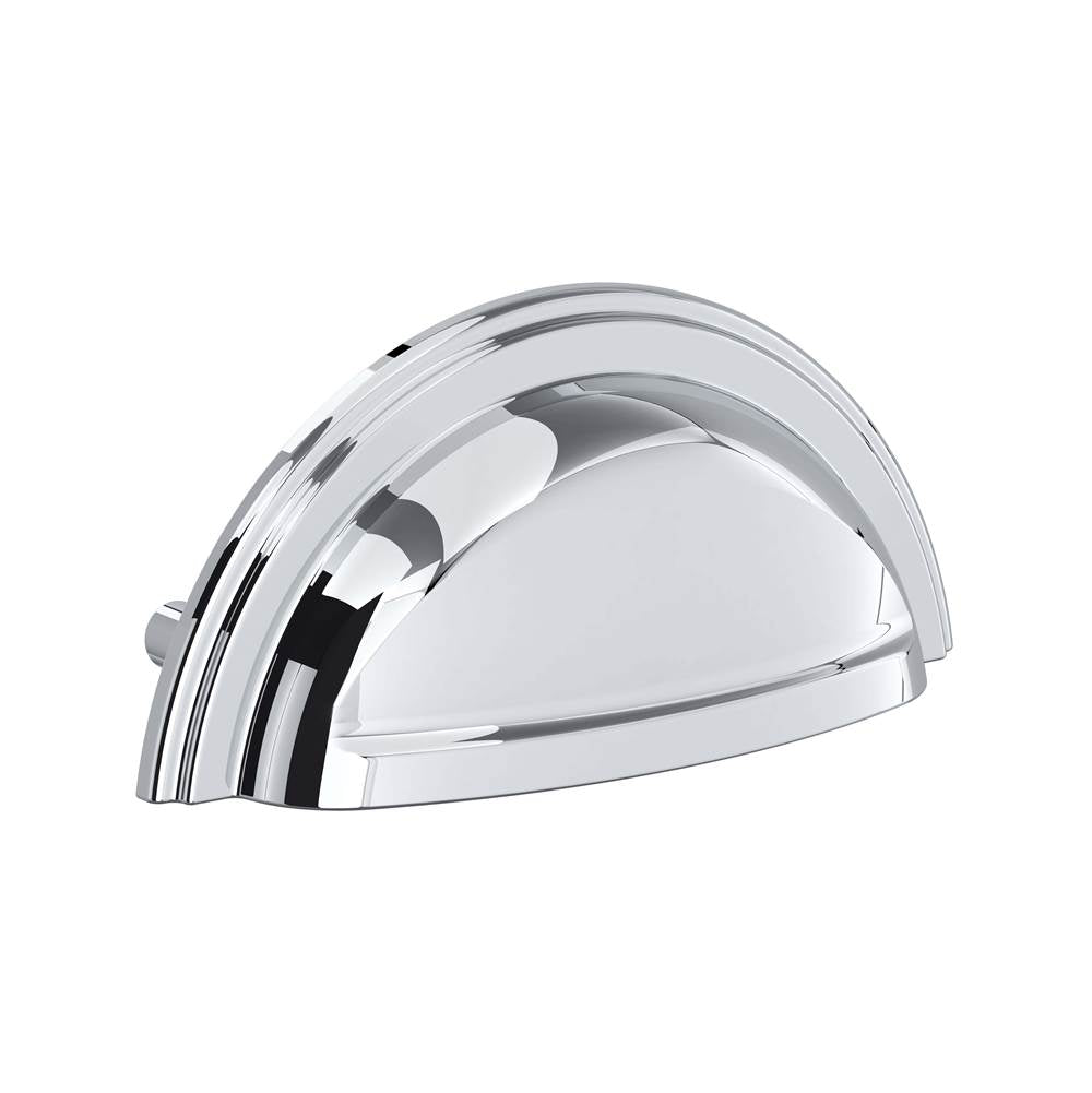Rohl - Shell Drawer Pull Handles - Set of 5 - Polished Chrome
