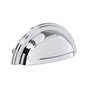 Rohl - Shell Drawer Pull Handles - Set of 5 - Polished Chrome