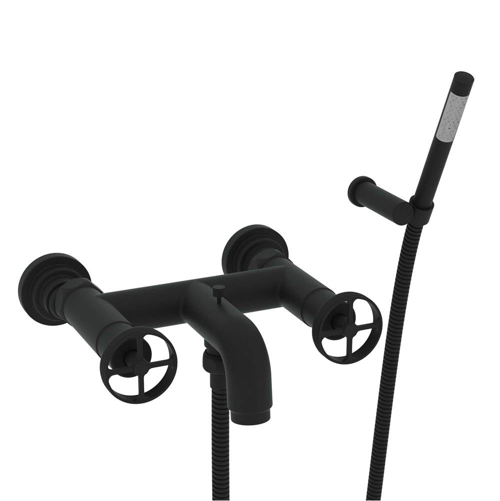 Rohl - CampoE Exposed Wall Mount Tub Filler - Matte Black