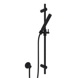 Rohl - Handshower Set With 30'' Slide Bar and Single Function Handshower - Matte Black