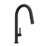 Rohl - TenerifeE Pull-Down Kitchen Faucet With C-Spout - Matte Black