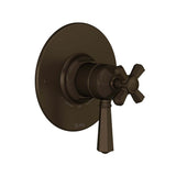 Rohl - 1/2'' Therm & Pressure Balance Trim With 2 Functions - Tuscan Brass