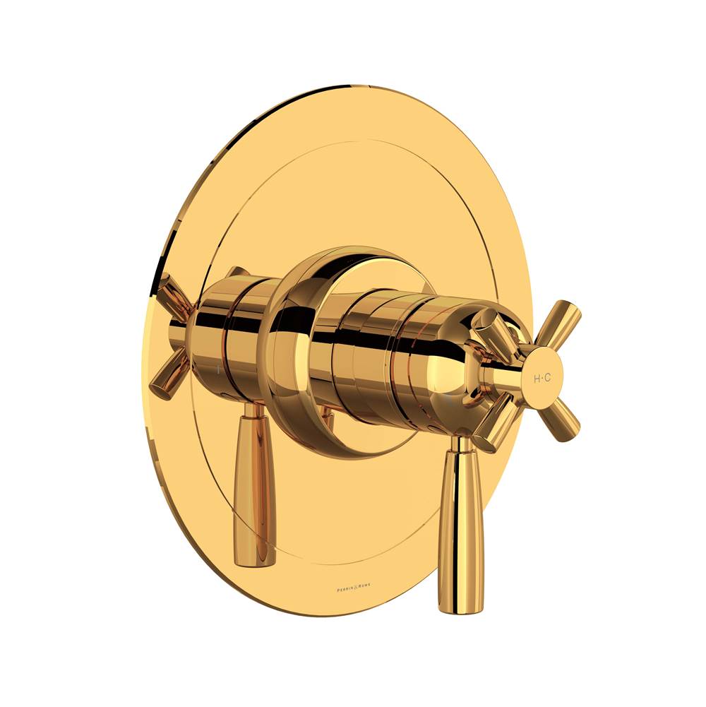 Rohl - HolbornE 1/2'' Therm & Pressure Balance Trim With 2 Functions - English Gold