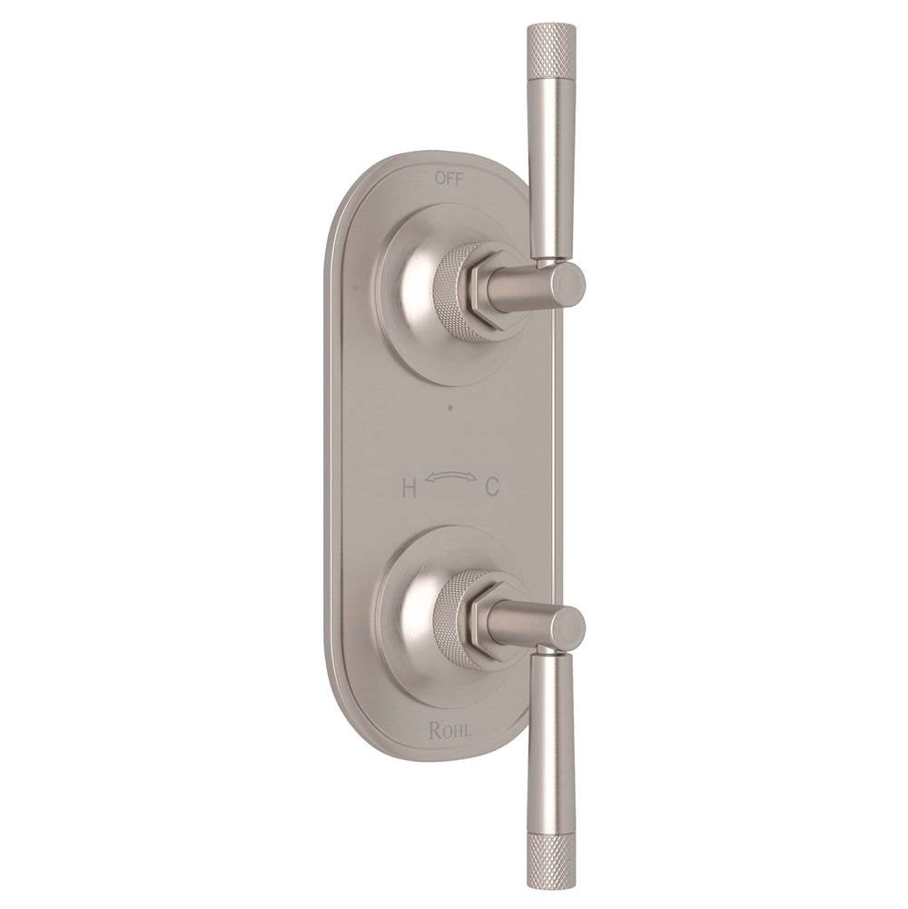 Rohl - Graceline 1/2'' Thermostatic Trim With Diverter - Satin Nickel