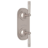 Rohl - Graceline 1/2'' Thermostatic Trim With Diverter - Satin Nickel