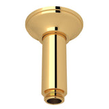 Rohl - 4'' Ceiling Mount Shower Arm - Italian Brass