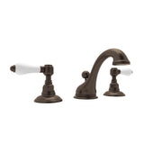 Rohl - Acqui Widespread Lavatory Faucet With Low Spout - Tuscan Brass