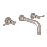 Rohl - CampoE Wall Mount Lavatory Faucet Trim - Satin Nickel