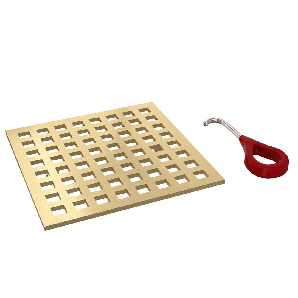 Rohl - Matrix Decorative Drain Cover - Antique Gold