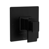 Rohl - 1/2'' Therm & Pressure Balance Trim With 2 Functions - Matte Black