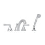 Rohl - Palladian 4-Hole Deck Mount Tub Filler - Polished Chrome