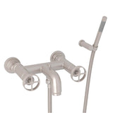 Rohl - CampoE Exposed Wall Mount Tub Filler - Satin Nickel