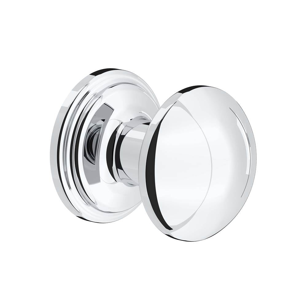 Rohl - Small Button Drawer Pull Knobs - Set of 5 - Polished Chrome