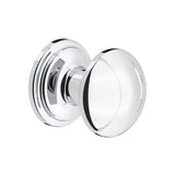 Rohl - Small Button Drawer Pull Knobs - Set of 5 - Polished Chrome