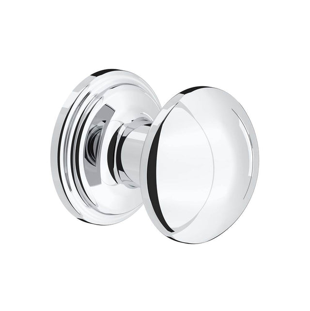 Rohl - Small Button Drawer Pull Knobs - Set of 5 - Polished Chrome