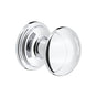 Rohl - Small Button Drawer Pull Knobs - Set of 5 - Polished Chrome
