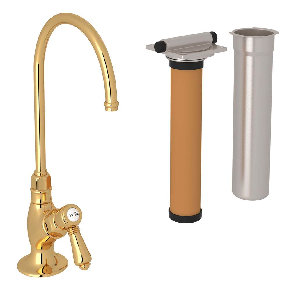Rohl - San Julio Filter Kitchen Faucet Kit - Italian Brass
