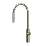 Rohl - EclissiE Pull-Down Kitchen Faucet With C-Spout - Less Handle - Polished Nickel