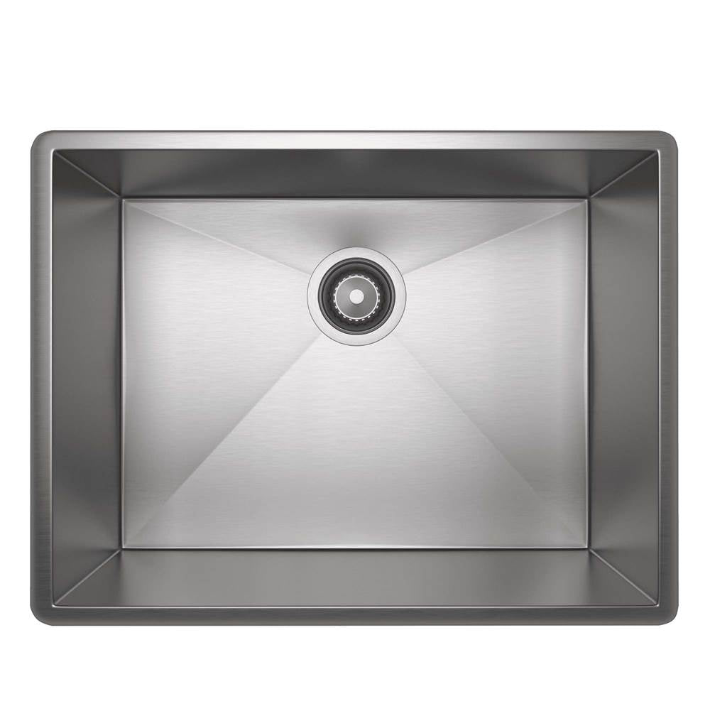 Rohl - ForzeE 21'' Single Bowl Stainless Steel Kitchen Or Laundry Sink - Brushed Stainless Steel