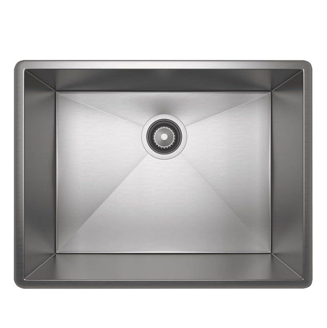 Rohl - ForzeE 21'' Single Bowl Stainless Steel Kitchen Or Laundry Sink - Brushed Stainless Steel