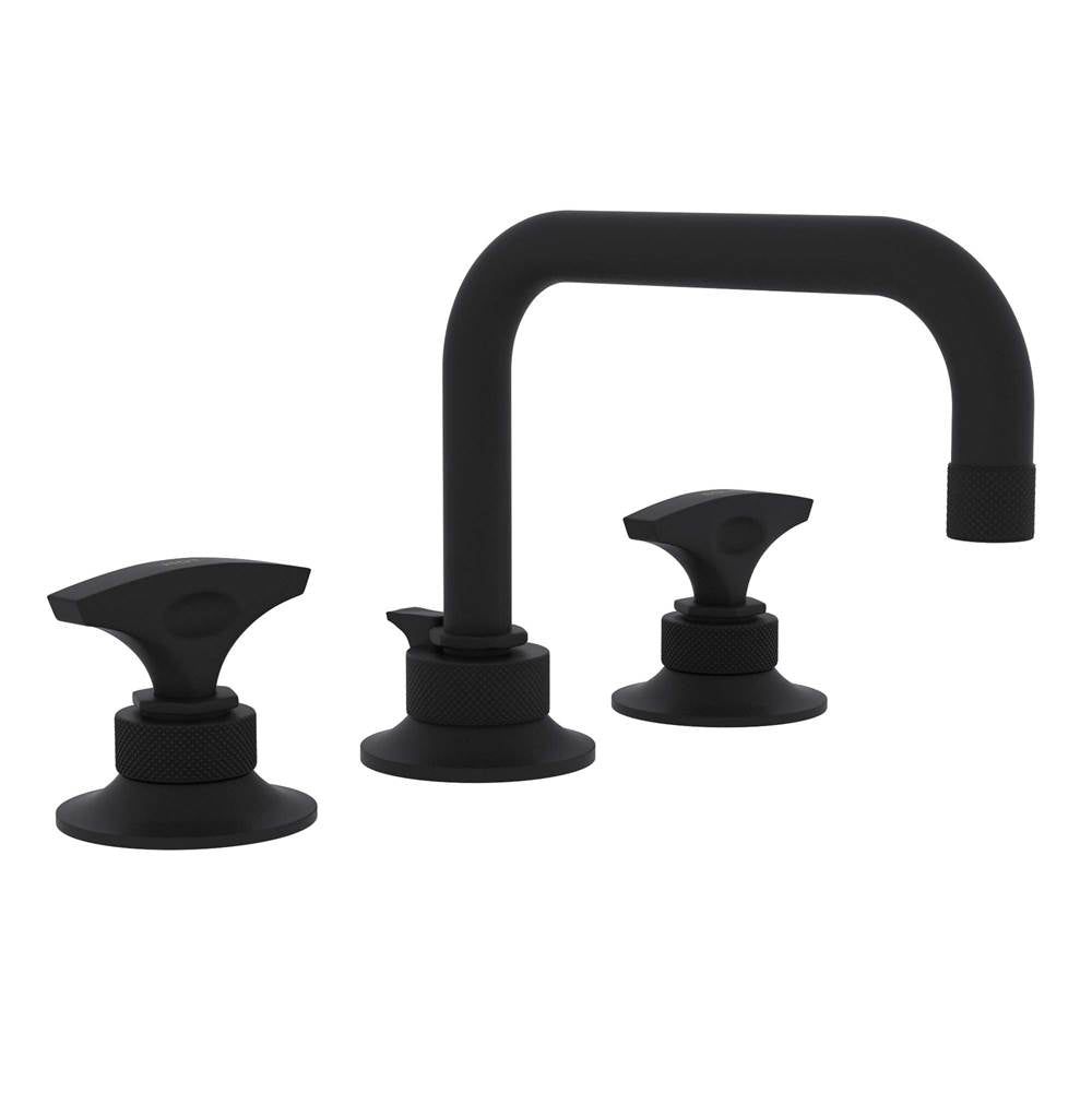 Rohl - Graceline Widespread Lavatory Faucet With U-Spout - Matte Black