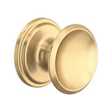 Rohl - Large Concave Drawer Pull Knobs - Set of 5 - Satin English Gold
