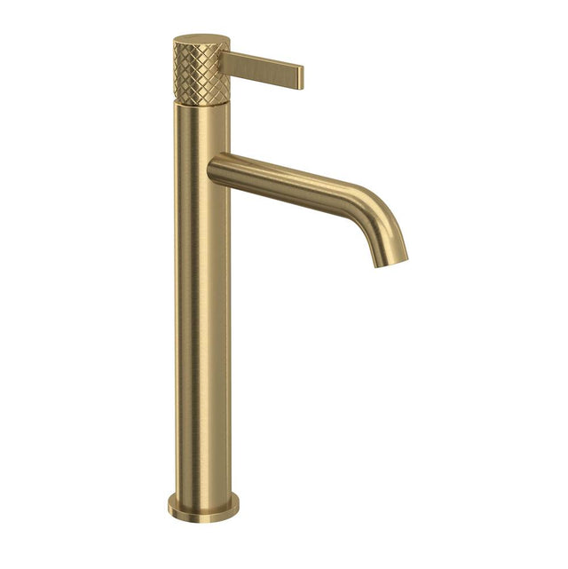 Rohl - TenerifeE Single Handle Tall Lavatory Faucet - Antique Gold