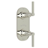 Rohl - Lombardia 1/2'' Thermostatic Trim With Diverter - Polished Nickel