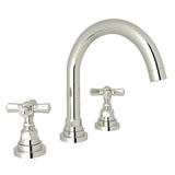 Rohl - San GiovanniE Widespread Lavatory Faucet With C-Spout - Polished Nickel