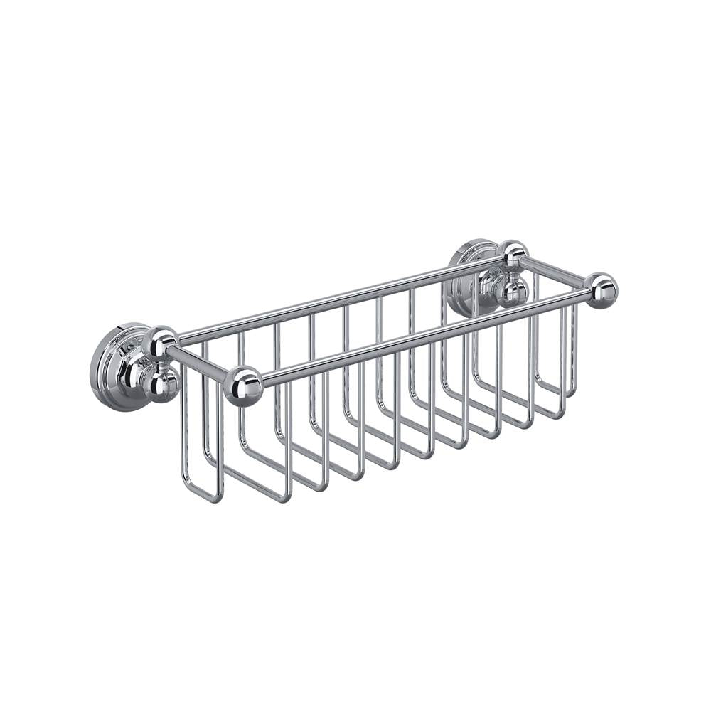 Rohl - 10'' Bottle Basket - Polished Chrome
