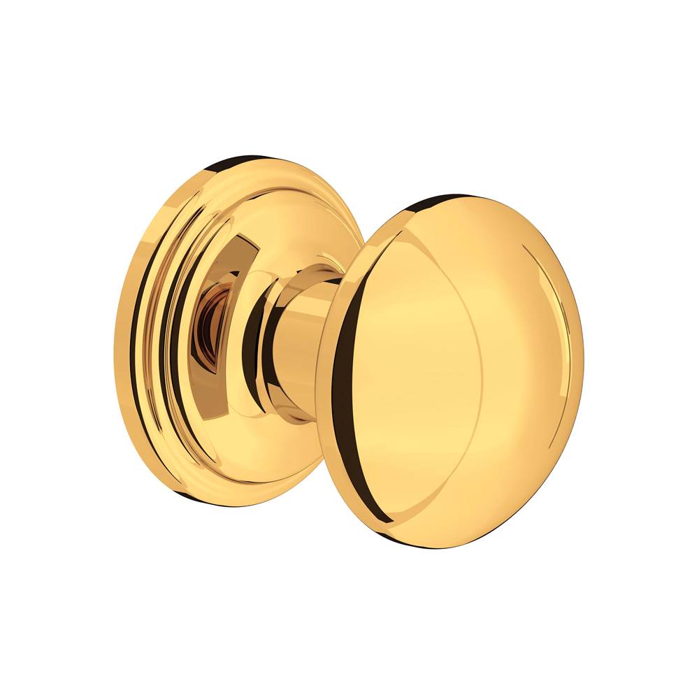 Rohl - Small Button Drawer Pull Knobs - Set of 5 - English Gold