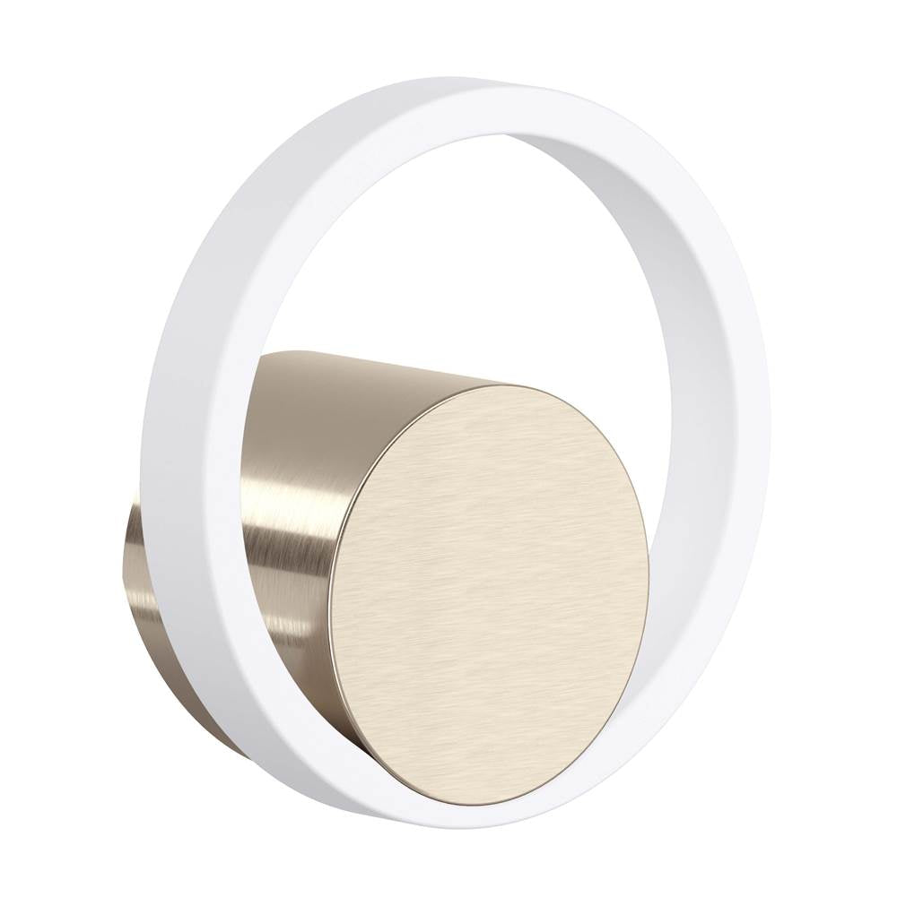 Rohl - EclissiE Kitchen Faucet Handle - Satin Nickel With Matte White