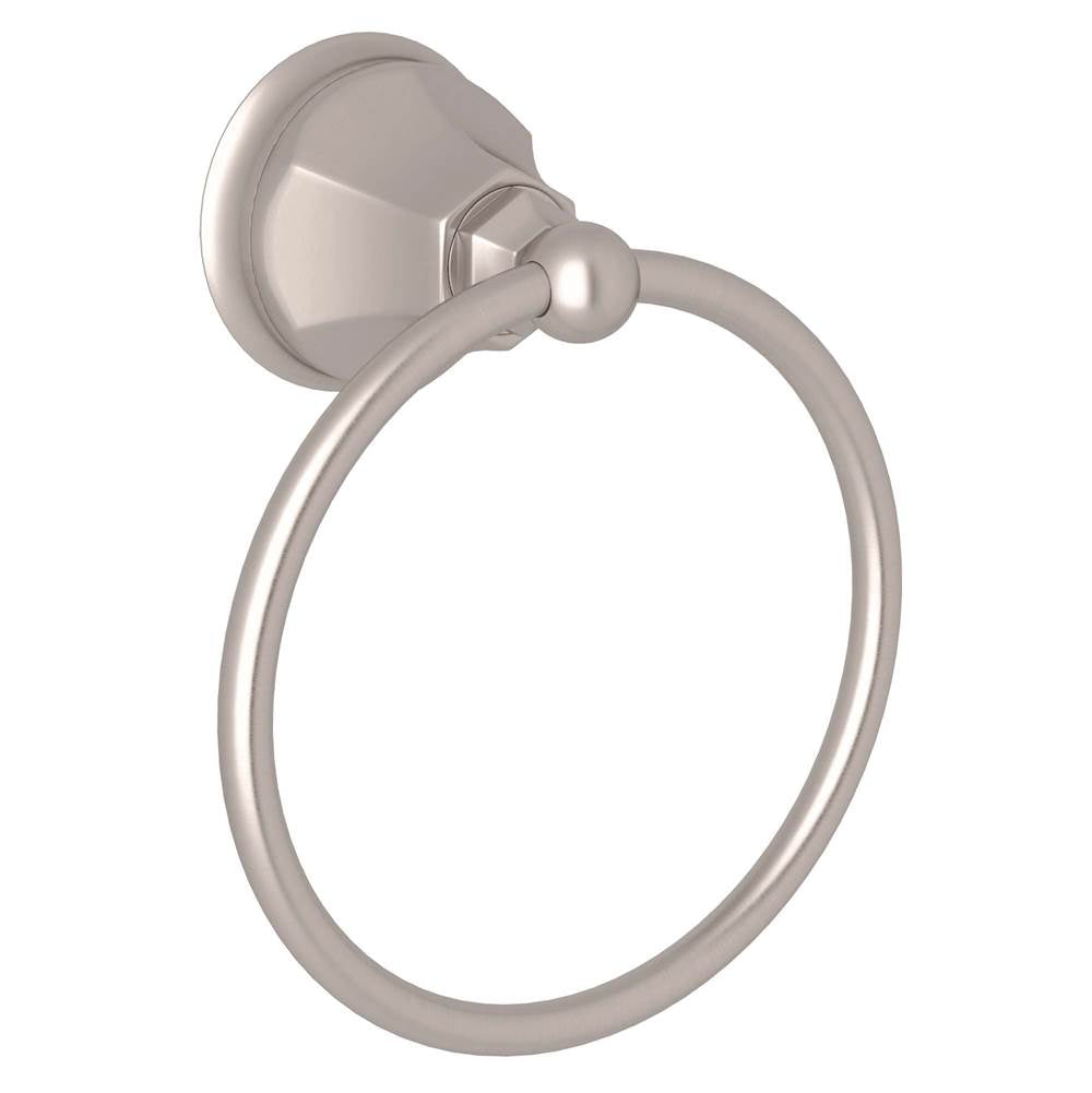 Rohl - Palladian Towel Ring - Satin Nickel