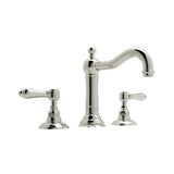 Rohl - Acqui Widespread Lavatory Faucet - Polished Nickel