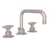 Rohl - Graceline Widespread Lavatory Faucet With U-Spout - Satin Nickel