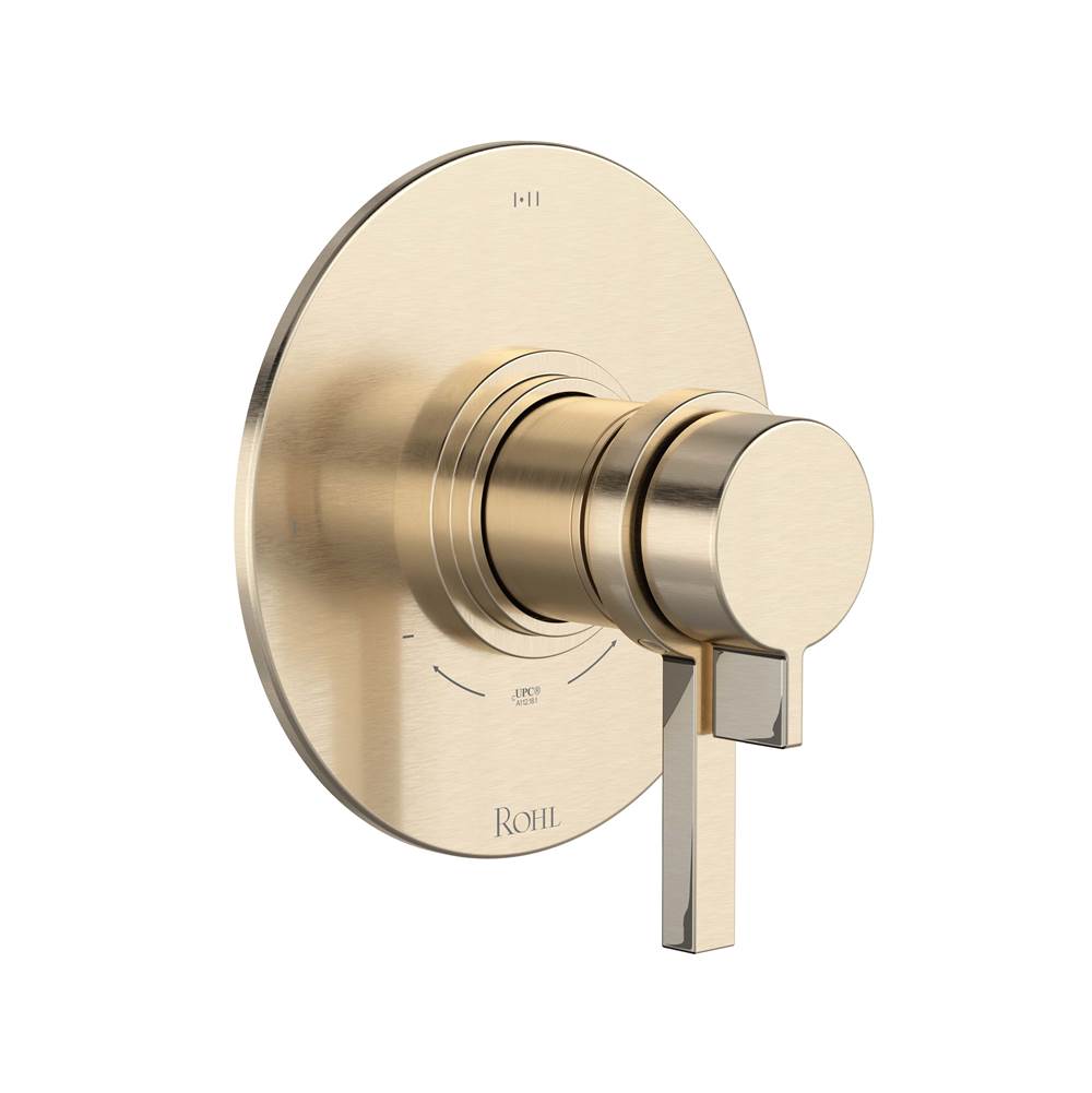 Rohl - Lombardia 1/2'' Therm & Pressure Balance Trim With 3 Functions - Satin Nickel