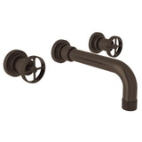 Rohl - CampoE Wall Mount Lavatory Faucet Trim - Tuscan Brass
