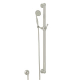 Rohl - Handshower Set With 39'' Grab Bar and Single Function Handshower - Polished Nickel