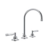 Rohl - Graceline Widespread Lavatory Faucet With C-Spout - Polished Chrome