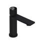 Rohl - EclissiE Single Handle Lavatory Faucet - Matte Black With Polished Chrome
