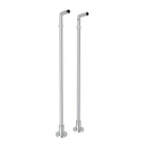 Rohl - Floor Pillar Unions - Polished Chrome