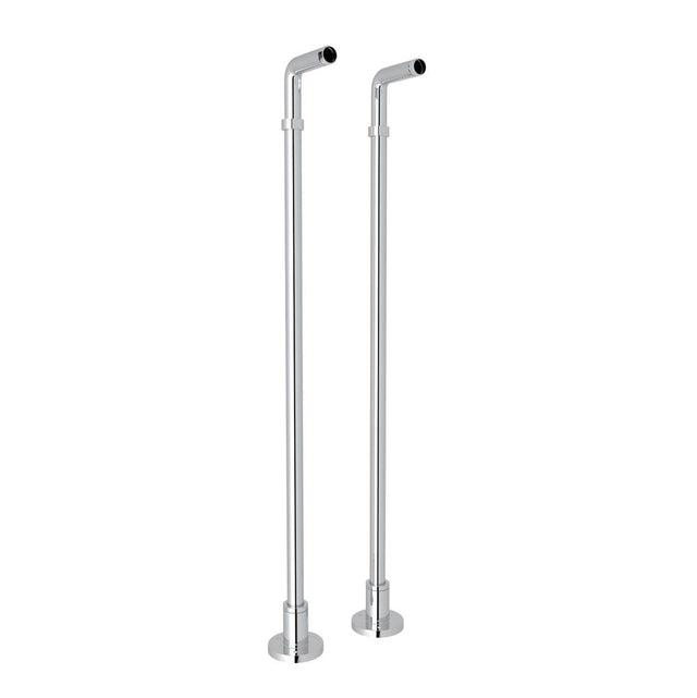 Rohl - Floor Pillar Unions - Polished Chrome
