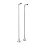 Rohl - Floor Pillar Unions - Polished Chrome