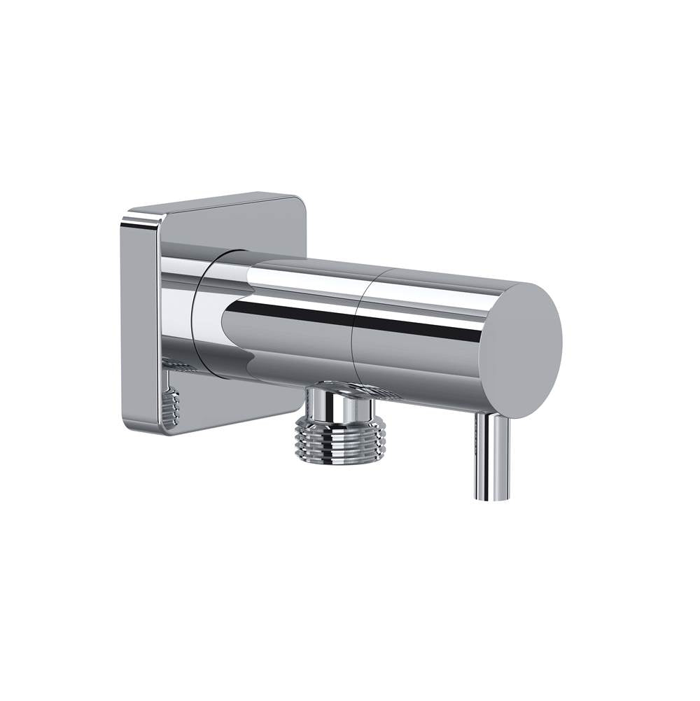 Rohl - Handshower Outlet With Integrated Volume Control - Polished Chrome