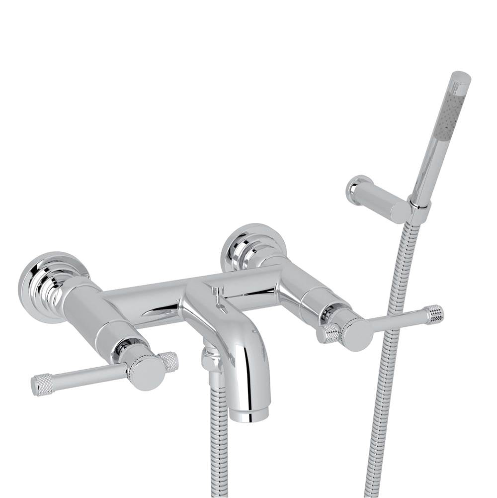 Rohl - CampoE Exposed Wall Mount Tub Filler - Polished Chrome