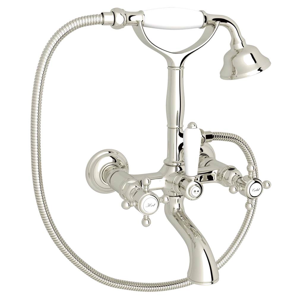 Rohl - Exposed Wall Mount Tub Filler - Polished Nickel